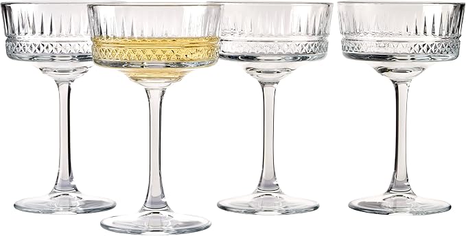 Pasabahce Vintage Coupe Glasses Set Of 4 by Pasabahce
