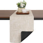 Table Runners 72 Inch Long, Dual-Sided Faux Leather Table Runner | Waterproof by Chitomars