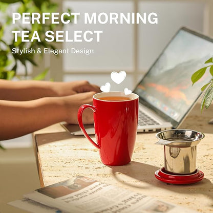 Sweese 15 OZ Porcelain Tea Mug - Image 4