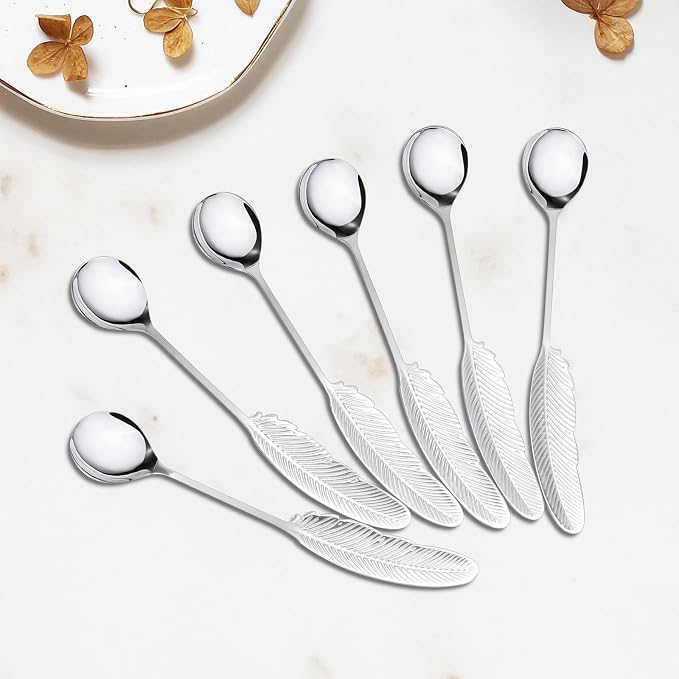 Creative spoons in multiple colors. They can be used to stir flower tea - Image 5