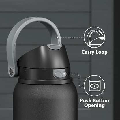 40 oz Insulated Water Bottle for Sports: Meoky Stainless Steel Water Bottle - Image 5