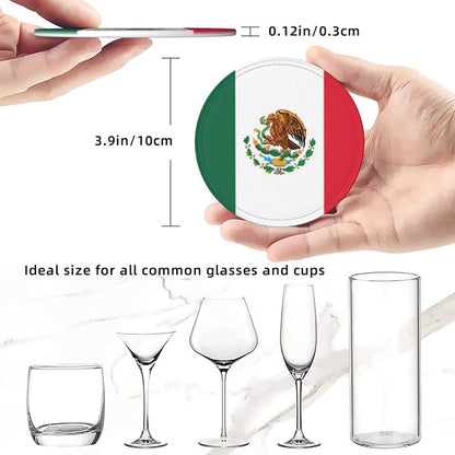 Mexican Flag Coasters for Drinks - Image 3