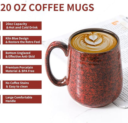 Hasense Large Coffee Mug, Coffee Cup Ceramic - Image 3