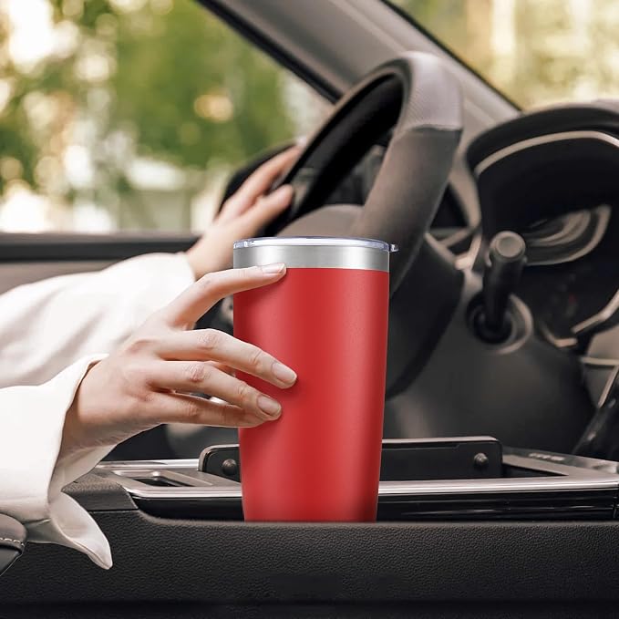 20 oz Tumbler with Lid Stainless Steel Insulated Tumblers Cups Travel Mug | - Image 5