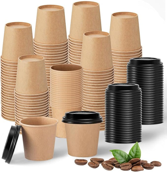 300 Sets 4 oz Disposable Espresso Cup by Unknown