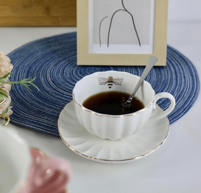 Ceramic Cup& Saucer Set - Image 6