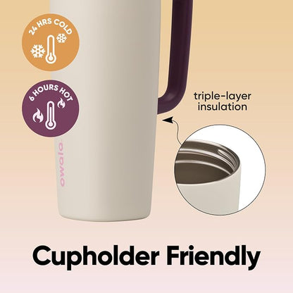Owala SmoothSip Slider Stainless Steel Insulated Travel Mug - Image 3
