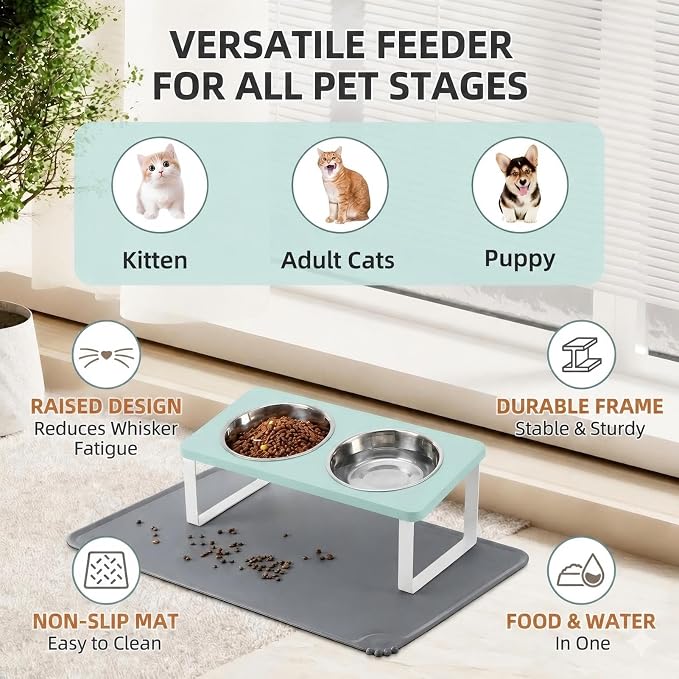 Summark Upgraded Elevated Cat Bowls - Image 7