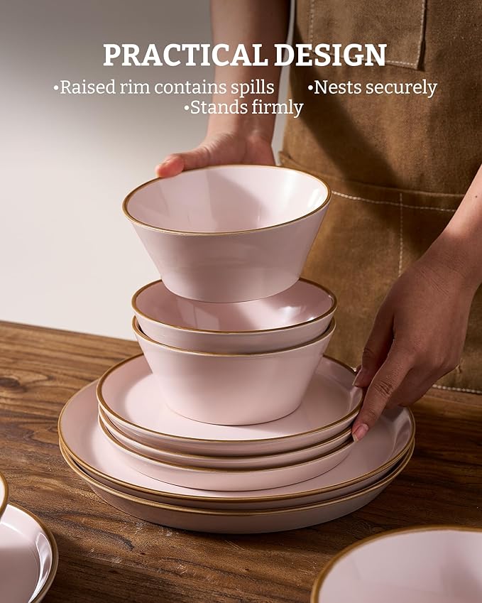 Famiware Saturn Dinnerware Sets, Ceramic Dishes - Image 6