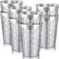 Beasea Stainless Steel Cups 15 oz, 8 Pack Large Stackable Stainless Steel by Beasea
