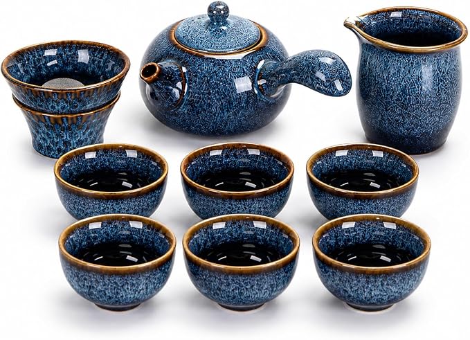 9-Piece Chinese Tea Set, Gongfu Tea Sets by Unknown