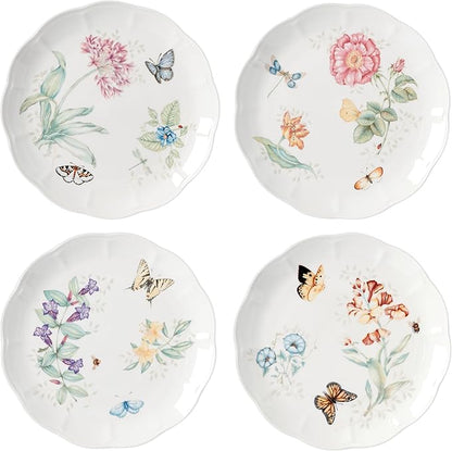 Lenox Butterfly Meadow Porcelain Dinner Plate Set by Lenox