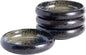 Uaral Japanese Salad Plate, Stoneware Plate Set, Appetizer Plates Set of 4 by Uaral