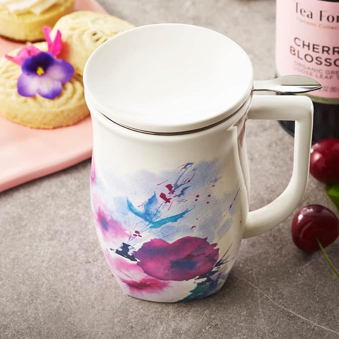 Tea Forte Ceramic Fiore Tea Cup - Image 3