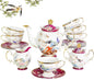 ACMLIFE Bone China Tea Set for Adults by ACMLIFE