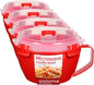 Sistema Microwaveable 940mL Noodle Bowl, Round Microwave Container by Sistema