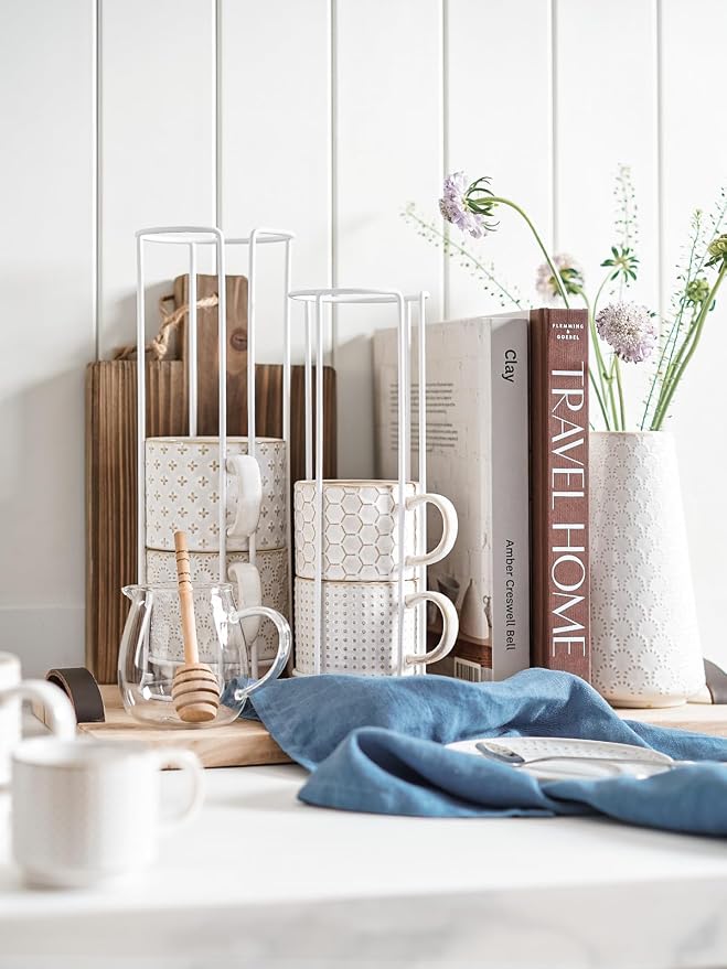 LE TAUCI Stackable Coffee Mugs Set - Image 6