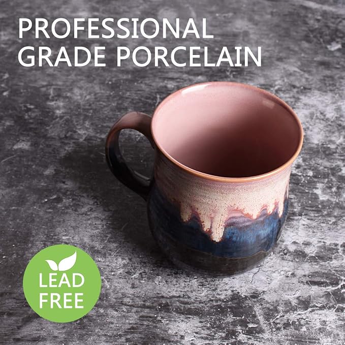 Bosmarlin Large Ceramic Coffee Mug, Big Tea Cup - Image 3