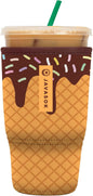 Sok It JavaSok Iced Coffee & Cold Soda Insulated Neoprene Cup Sleeve (I Scream You Scream, Large: 30-32oz)