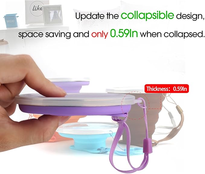 ME.FAN Silicone Collapsible Travel Cup - Image 3