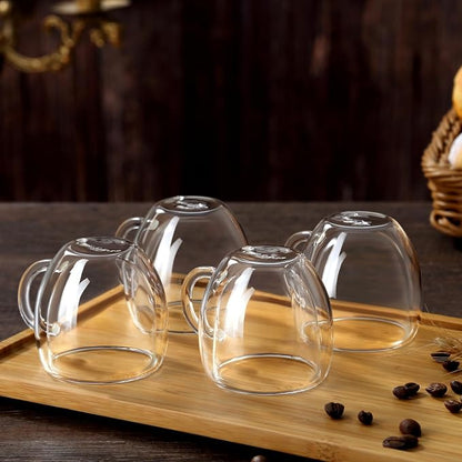 Espresso Cups Set of 2 With Handle, 2.5oz Clear Expresso Shots Cup, Espresso - Image 7