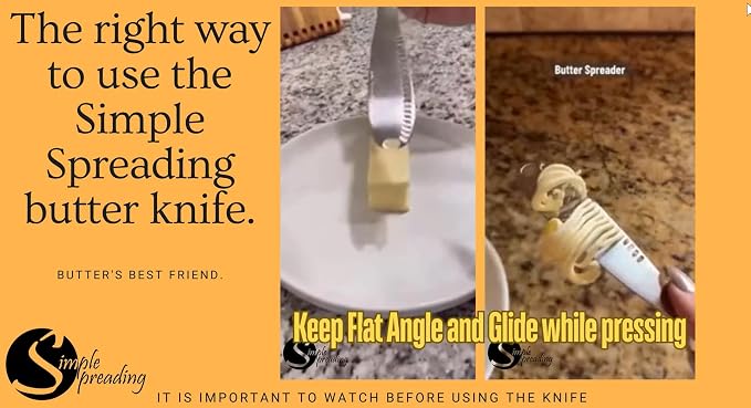 Stainless Steel Butter Spreader knife, Butter Knife - 3 in 1 Kitchen Gadgets - Image 9