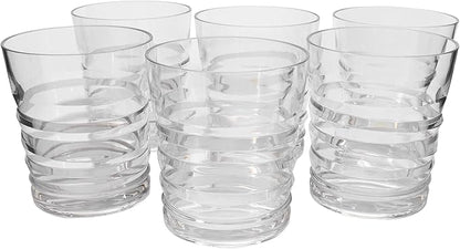 FDG Nuglass 16oz Tritan Ribbed Tumbler 6-pack