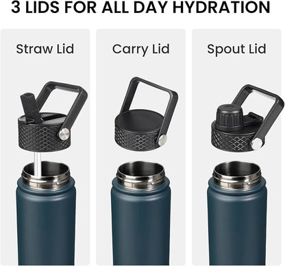 Konokyo 32 oz Insulated Stainless Steel Water Bottle - Image 4