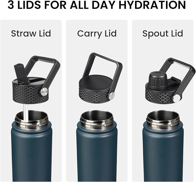 Konokyo 24 oz Insulated Stainless Steel Water Bottle - Image 4