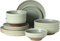 Gibson Elite Octavia Place 16 Piece Stoneware Dinnerware Set, Service by GibsonHomewares