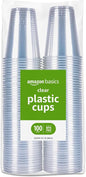 Amazon Basics Small Disposable Clear Plastic Cups by AmazonBasics