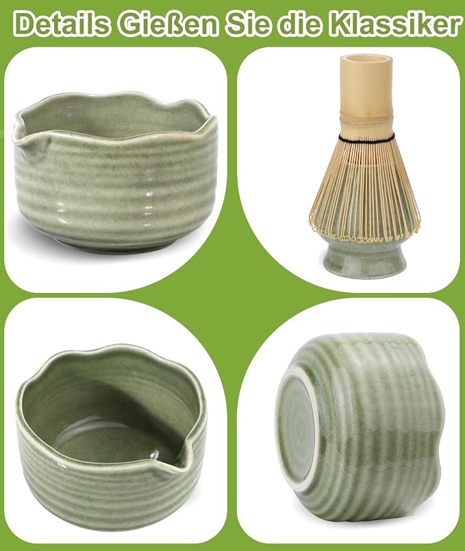 JBER Matcha Whisk Set, Whisk 100 Prongs, Sifter - Image 6