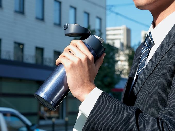 Zojirushi Stainless Steel Mug, Smoky Blue - Image 4