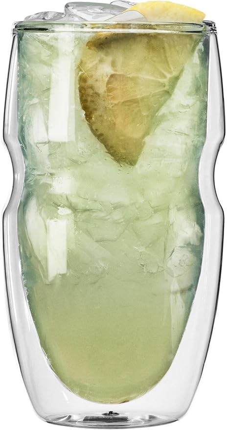 Ozeri Serafino Double Wall Insulated Iced Tea and Coffee Glasses - Image 6