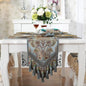 French Country Luxury Floral Pattern Table Runner by JAIJY