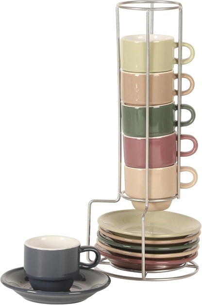 Gibson Home Brew Harmony 13 Piece Espresso Cup Set by GibsonHomewares