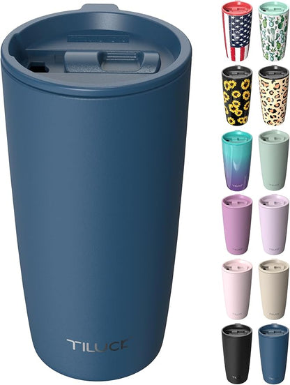 TILUCK 20 oz Insulated Coffee Tumbler by TILUCKBringsGoodLuck