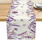 Purple Lavender Floral Butterflies Spring Table Runner, Gifts by Unknown
