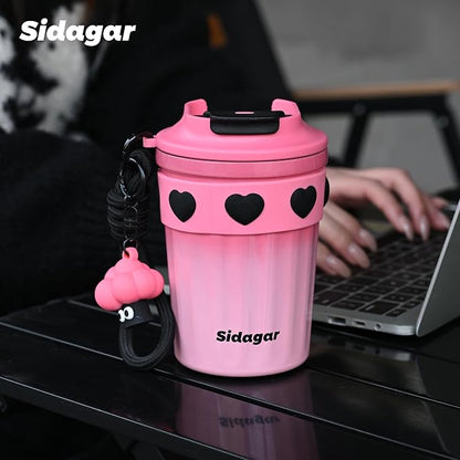 SDGA+ 12 oz Travel Coffee Mug Spill Proof Leak Proof, Stainless Steel Thermal - Image 4