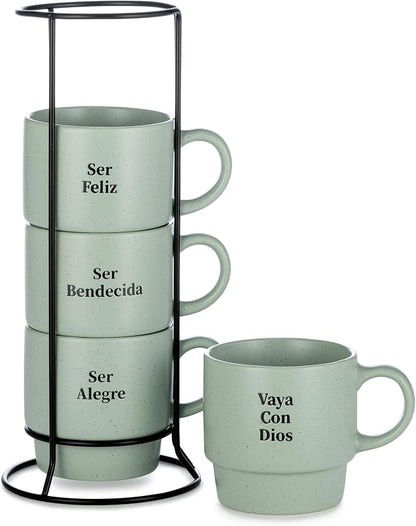 Signature Housewares Stackable Coffee Mug Tower Set by SignatureHousewares