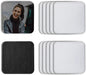 10 Pcs Leather Sublimation Coasters Blanks Bulk by JOIIT
