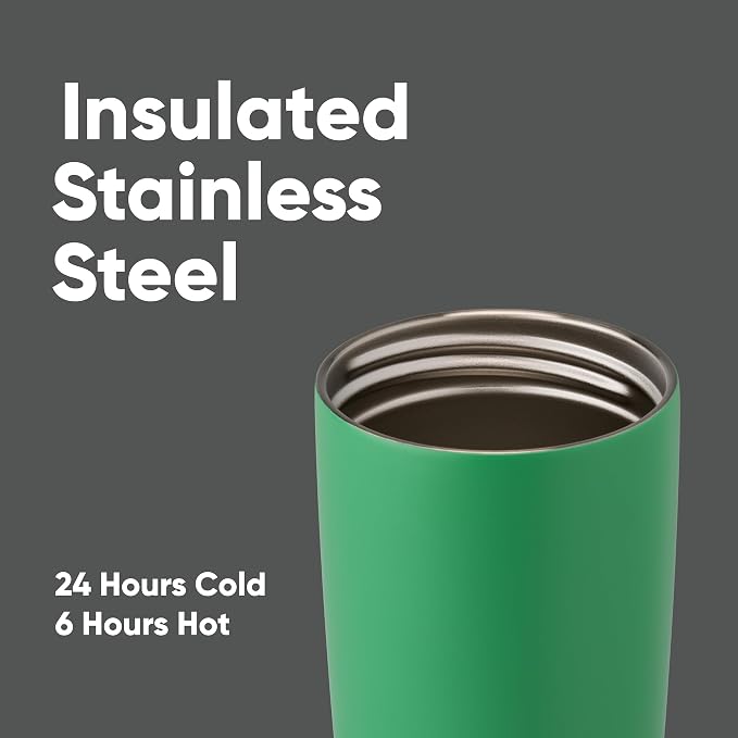 Owala SmoothSip Slider Insulated Stainless Steel Coffee Tumbler, Reusable Iced - Image 4