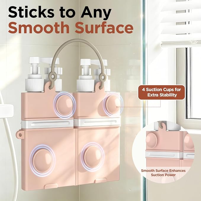 4 in 1 Travel Dispenser Bottle, Travel Toiletry Bottles - Image 2