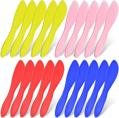 20 Pcs Plastic Butter Spreader, 7 Inch Multi Purpose Knife Spreader Tools by Aemygo