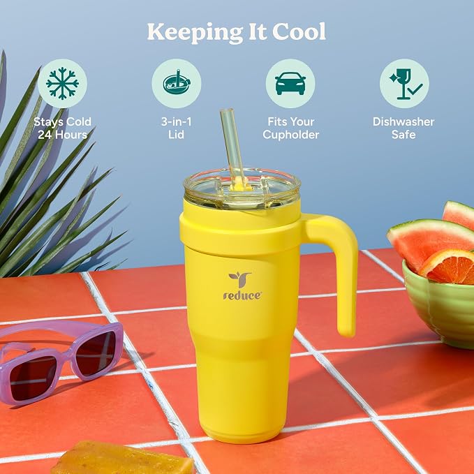 Reduce 24 oz Stainless Steel Tumbler - Image 3