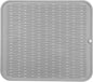Silicone Dish Drying Mat for Multiple Usage,Easy clean,Eco-friendly,Heat-resistant Silicone Mat for Kitchen Counter or Sink,Refrigerator or Drawer Liner Grey 2XL 24 inches x 18 inches