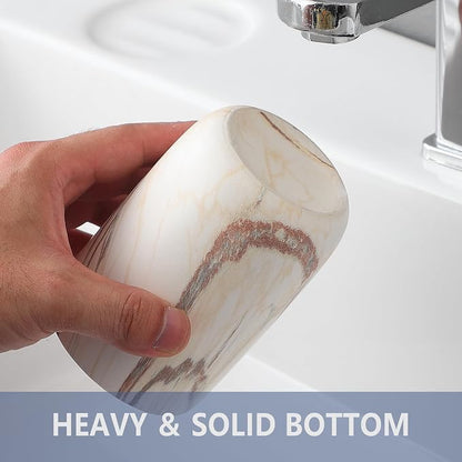 Brown Marble Toothbrush Holder - Image 4