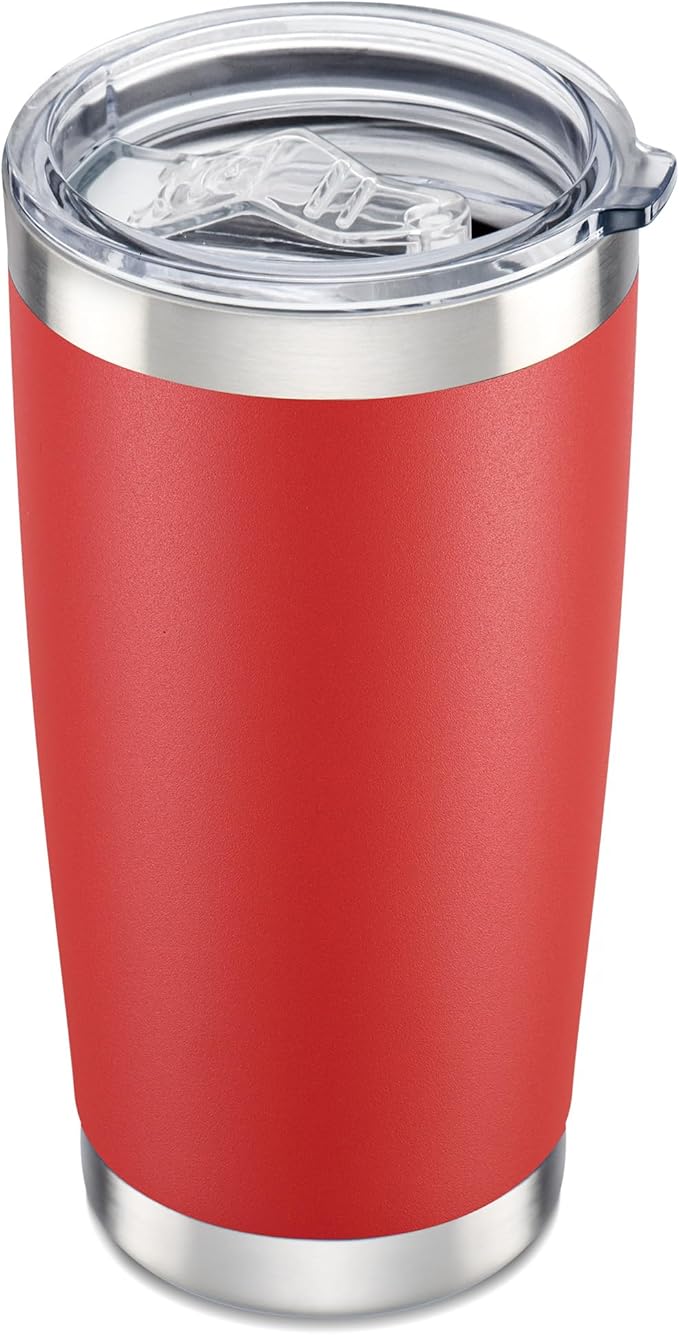 20 oz Tumbler with Lid Stainless Steel Insulated Tumblers Cups Travel Mug | by Orebigo