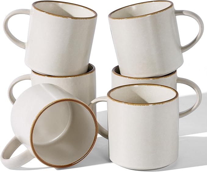 famiware Coffee Mugs Set of 6, Nebula 14oz Coffee Mugs Ceramic Cup Set | by Famiware
