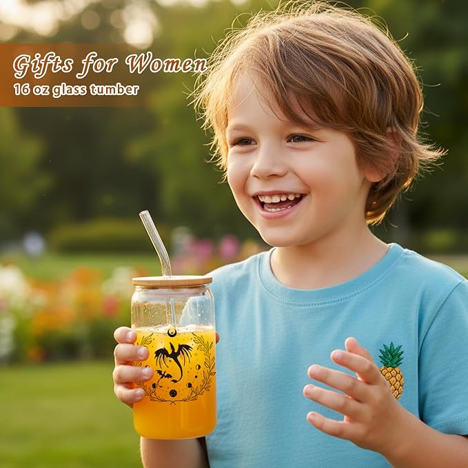 Dragon Gifts for Women Glass Cups - Image 5